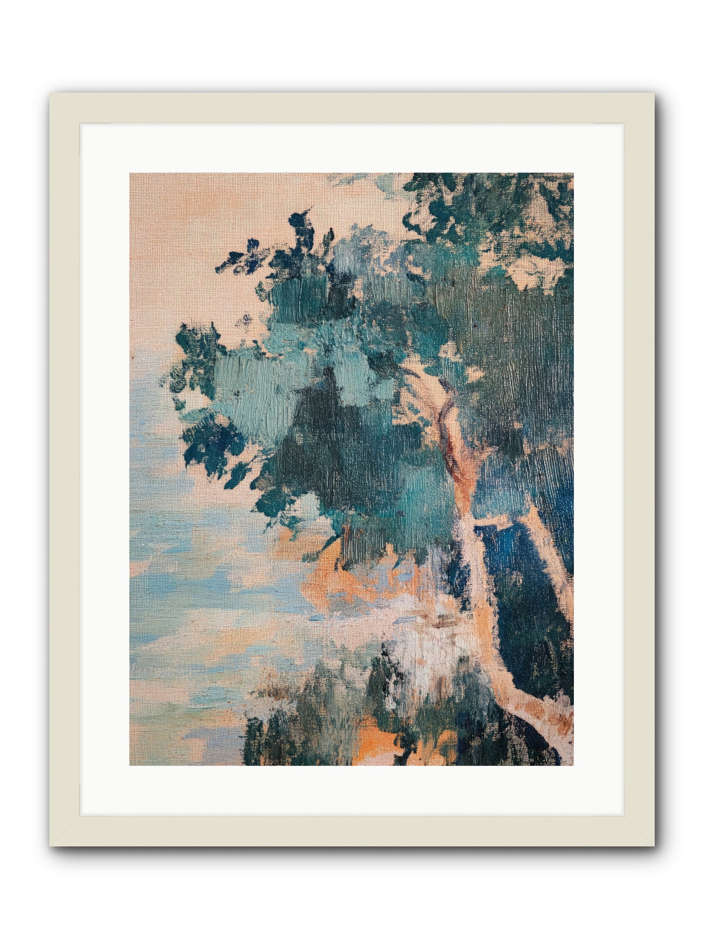 The Sacred Grove -- Framed Print - White 18x24