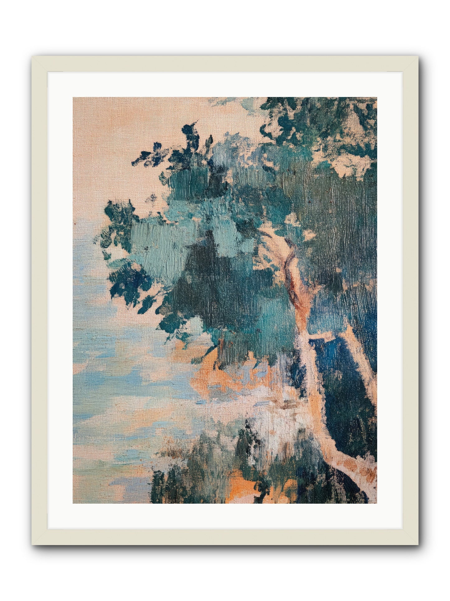 The Sacred Grove -- Framed Print - White 24x32