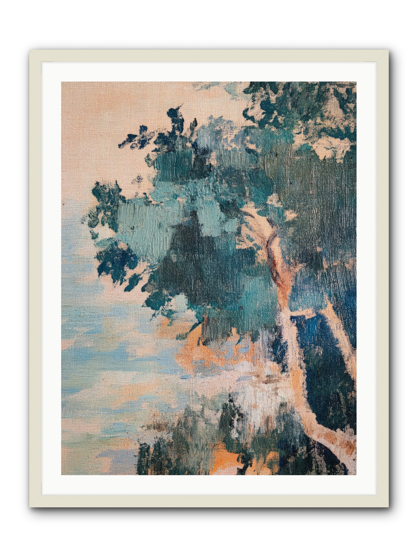 The Sacred Grove -- Framed Print - White 30x40