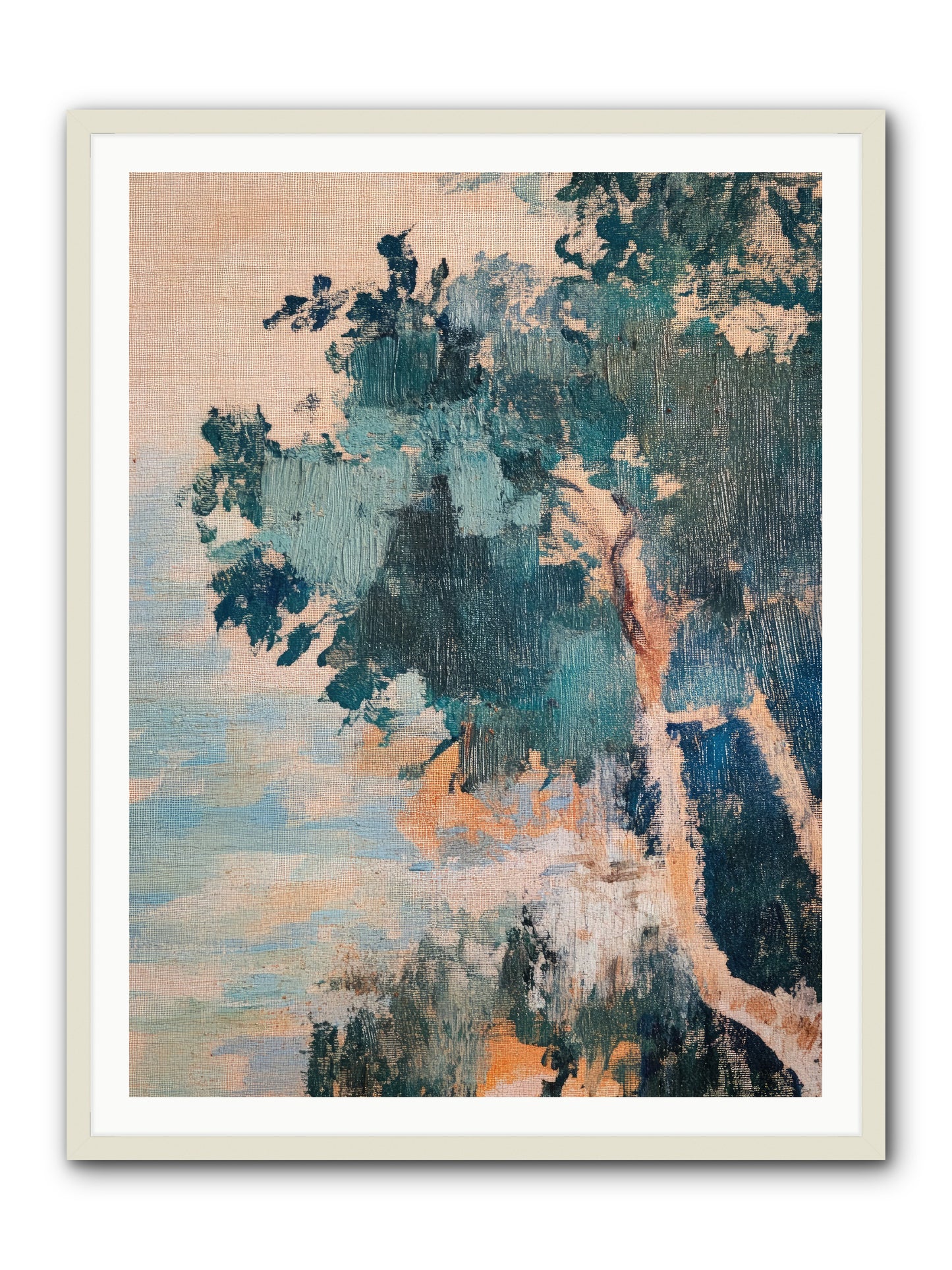 The Sacred Grove -- Framed Print - White 36x48