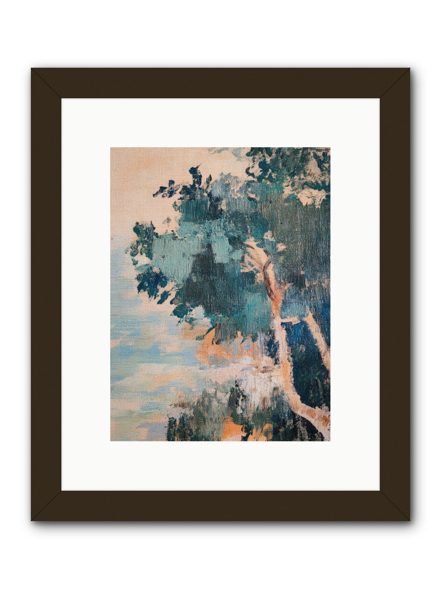 The Sacred Grove -- Framed Print - Black 9x12