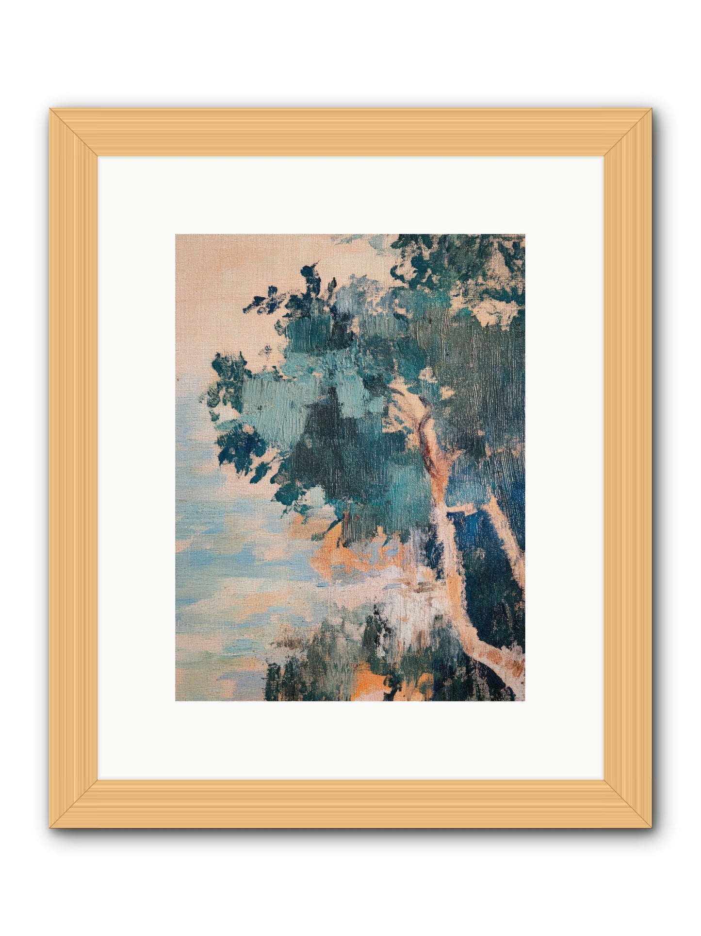 The Sacred Grove -- Framed Print - Natural 9x12