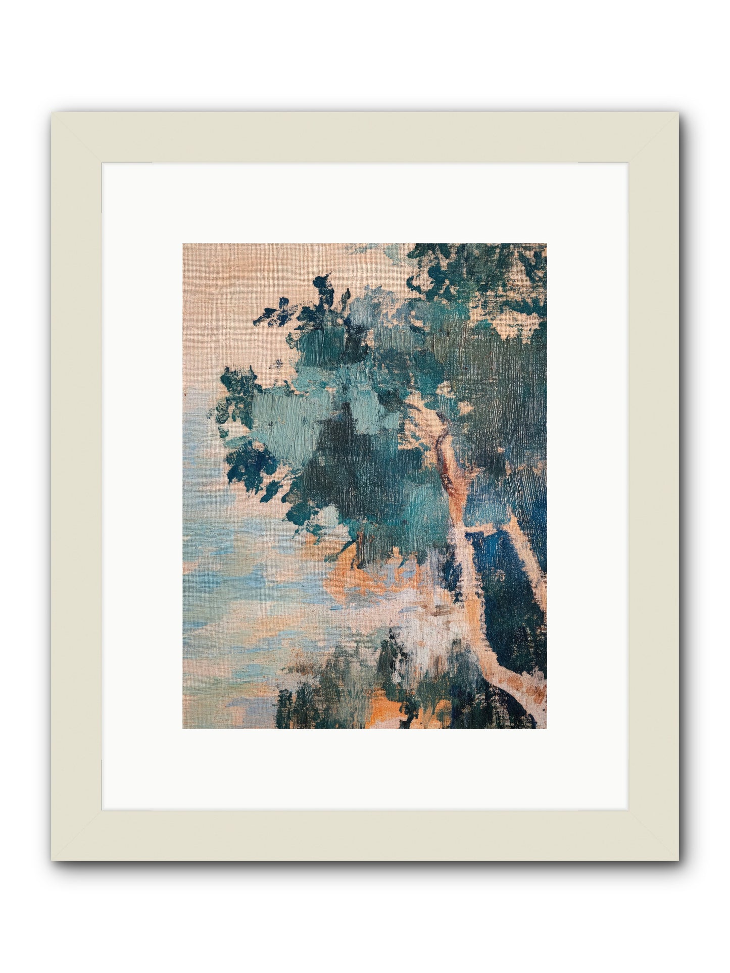 The Sacred Grove -- Framed Print - White 9x12