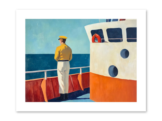 The Seafarer -- Paper Print 12x9