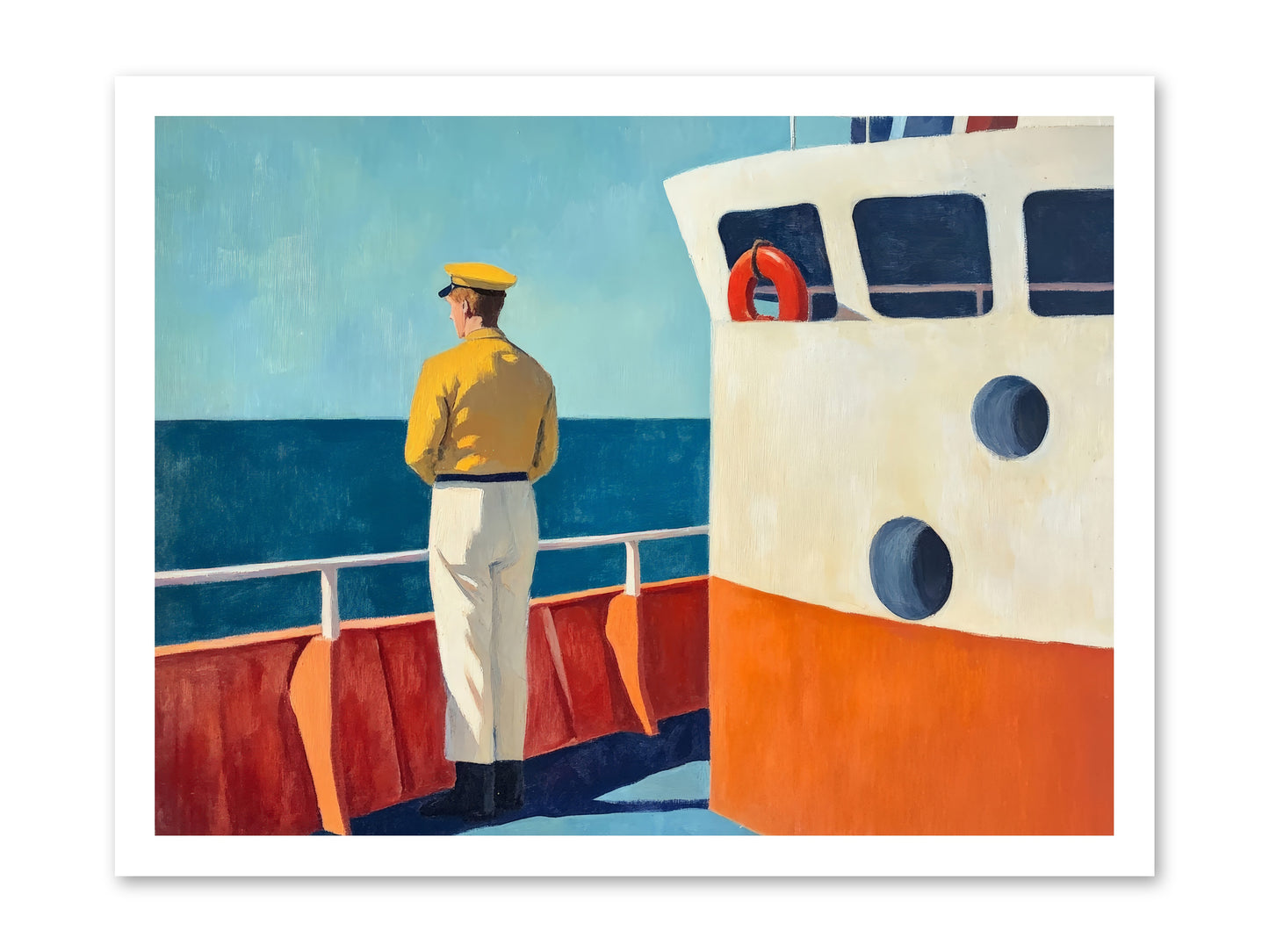 The Seafarer -- Loose Canvas Print 24x18