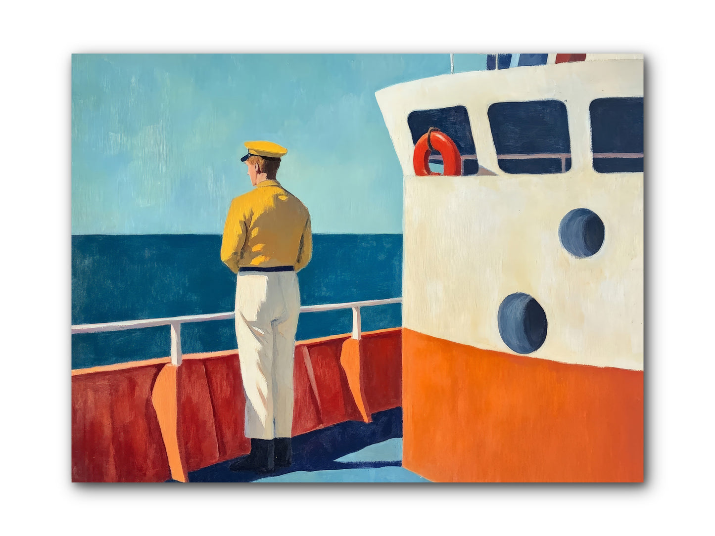 The Seafarer -- Wrapped Canvas 12x9