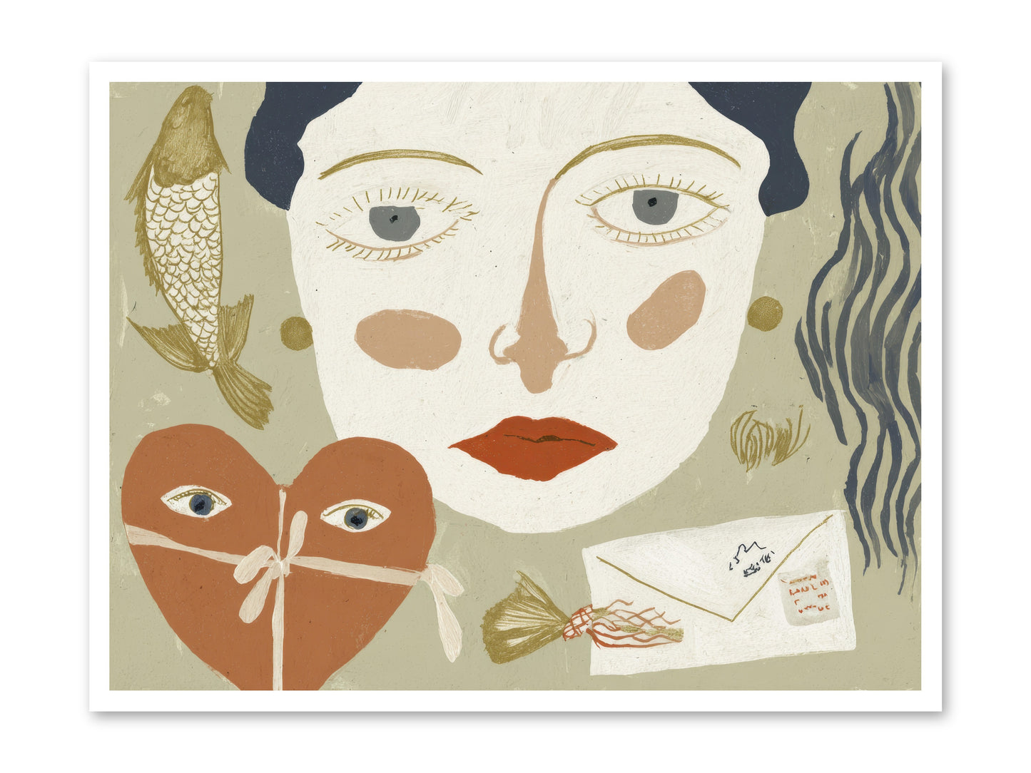 The Secret Address Of Love -- Paper Print 40x30