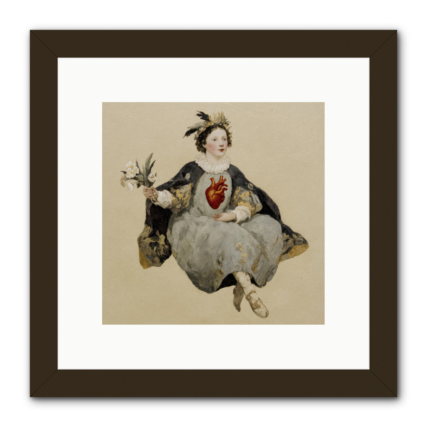 The Secret Address Of Us -- Framed Print - Black 10x10