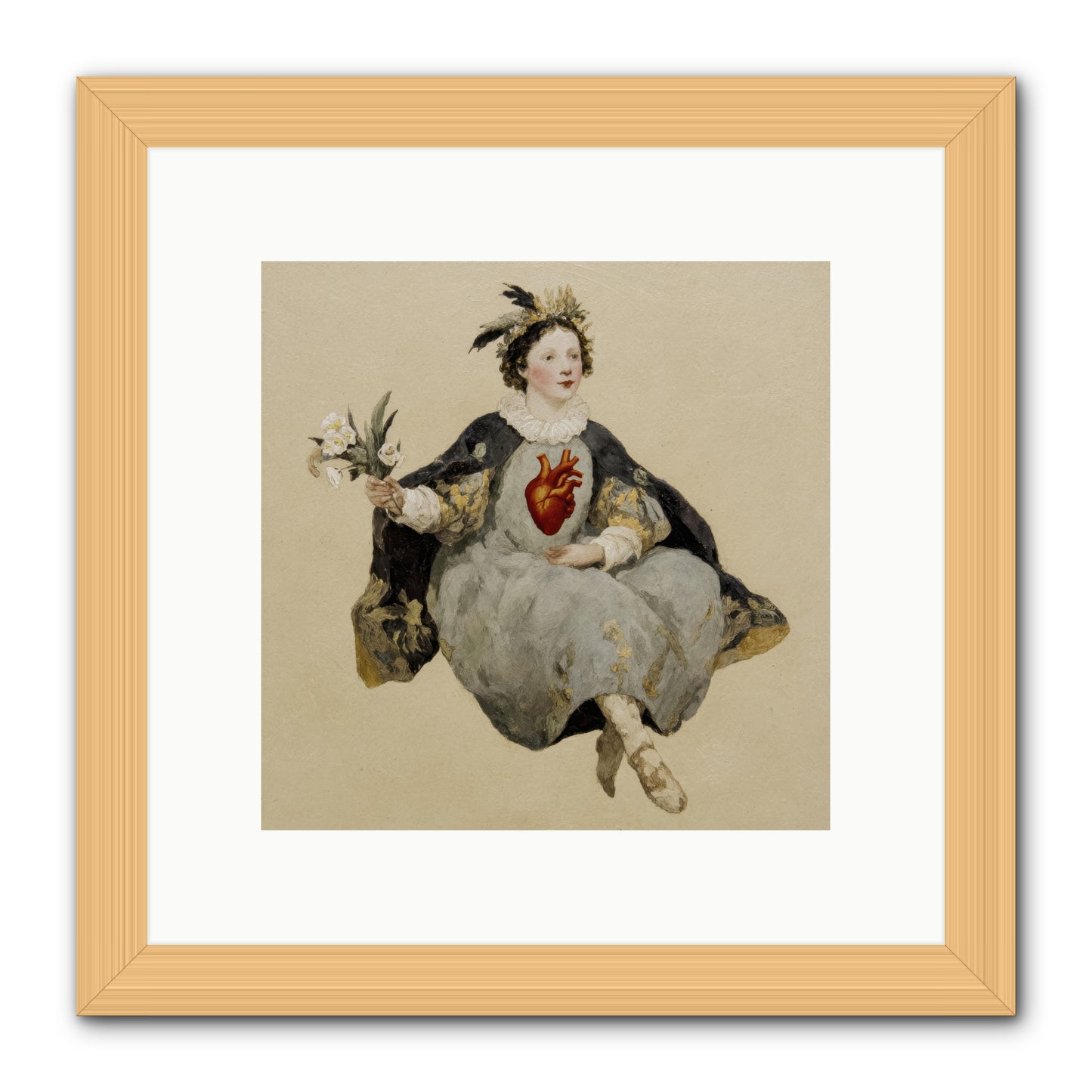 The Secret Address Of Us -- Framed Print - Natural 10x10