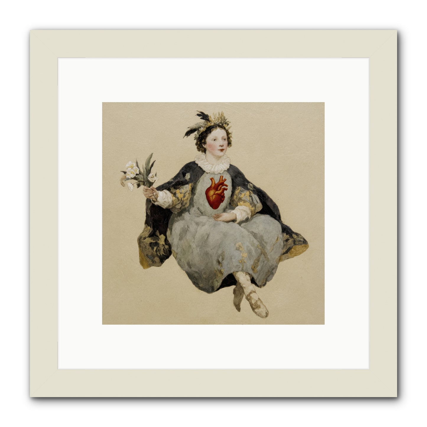 The Secret Address Of Us -- Framed Print - White 10x10