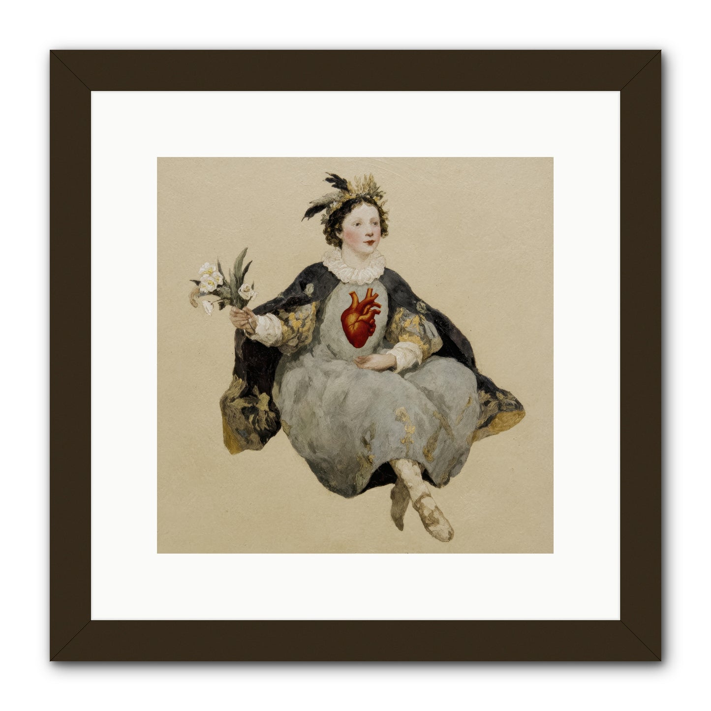 The Secret Address Of Us -- Framed Print - Black 12x12
