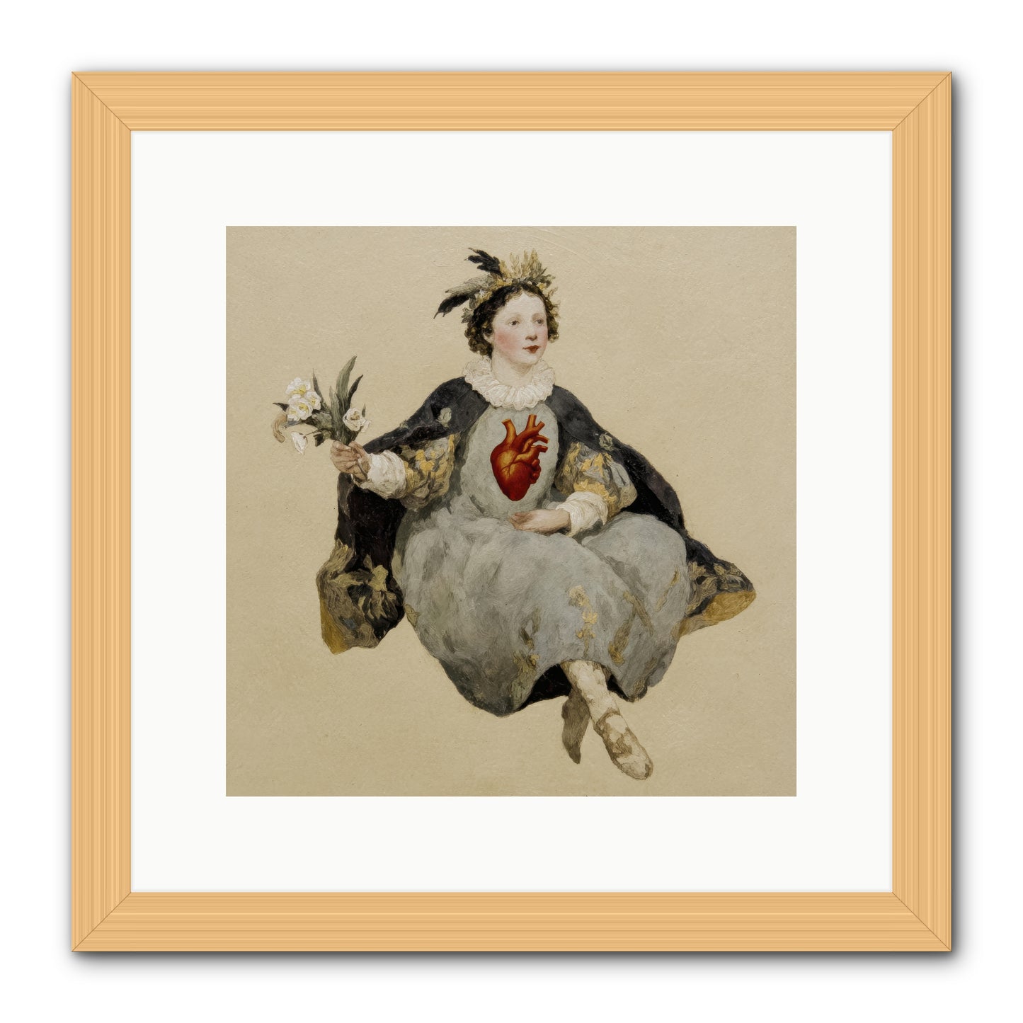 The Secret Address Of Us -- Framed Print - Natural 12x12