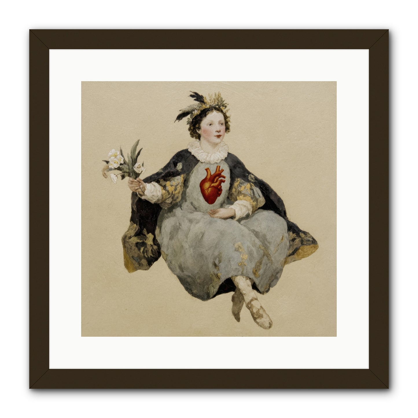 The Secret Address Of Us -- Framed Print - Black 16x16