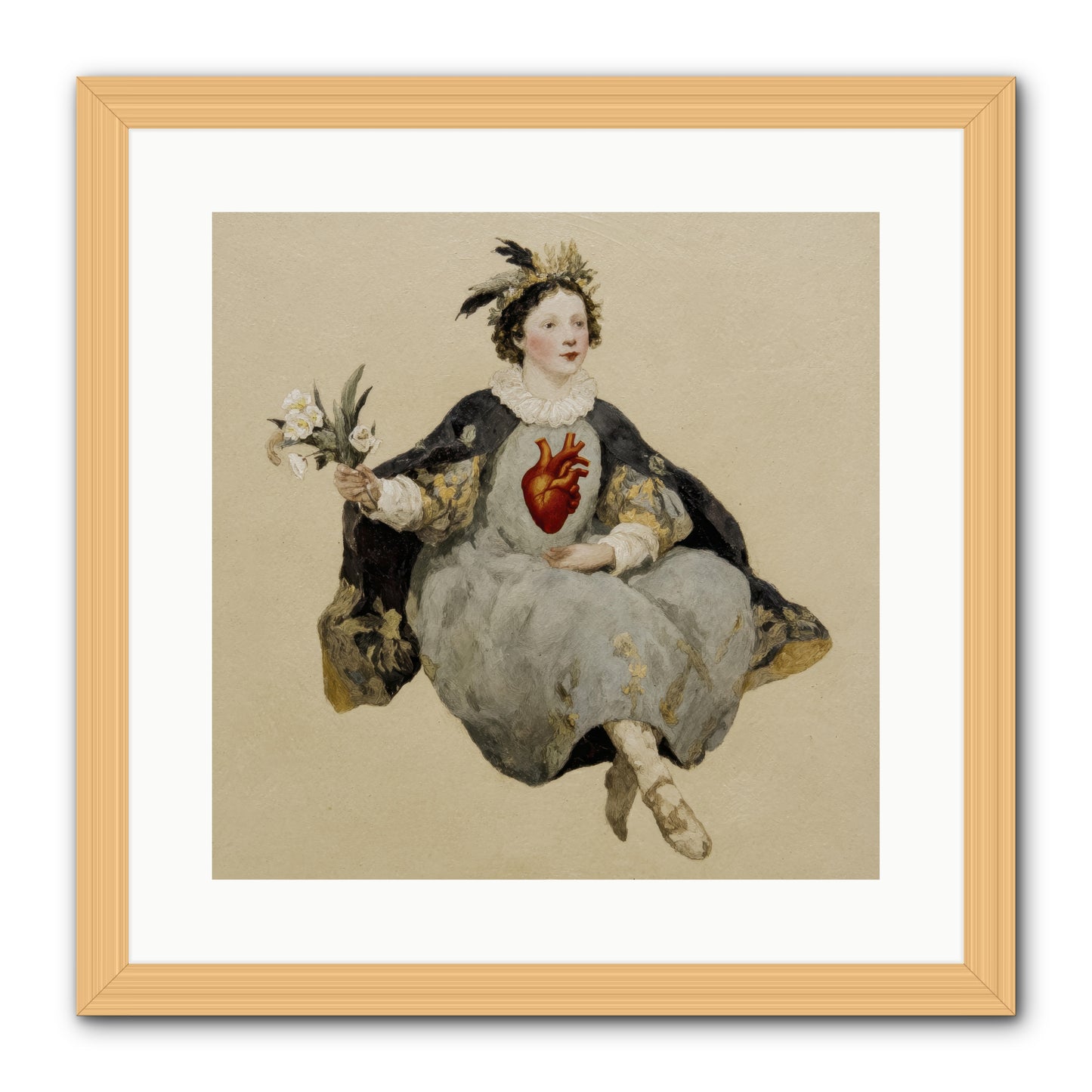The Secret Address Of Us -- Framed Print - Natural 16x16