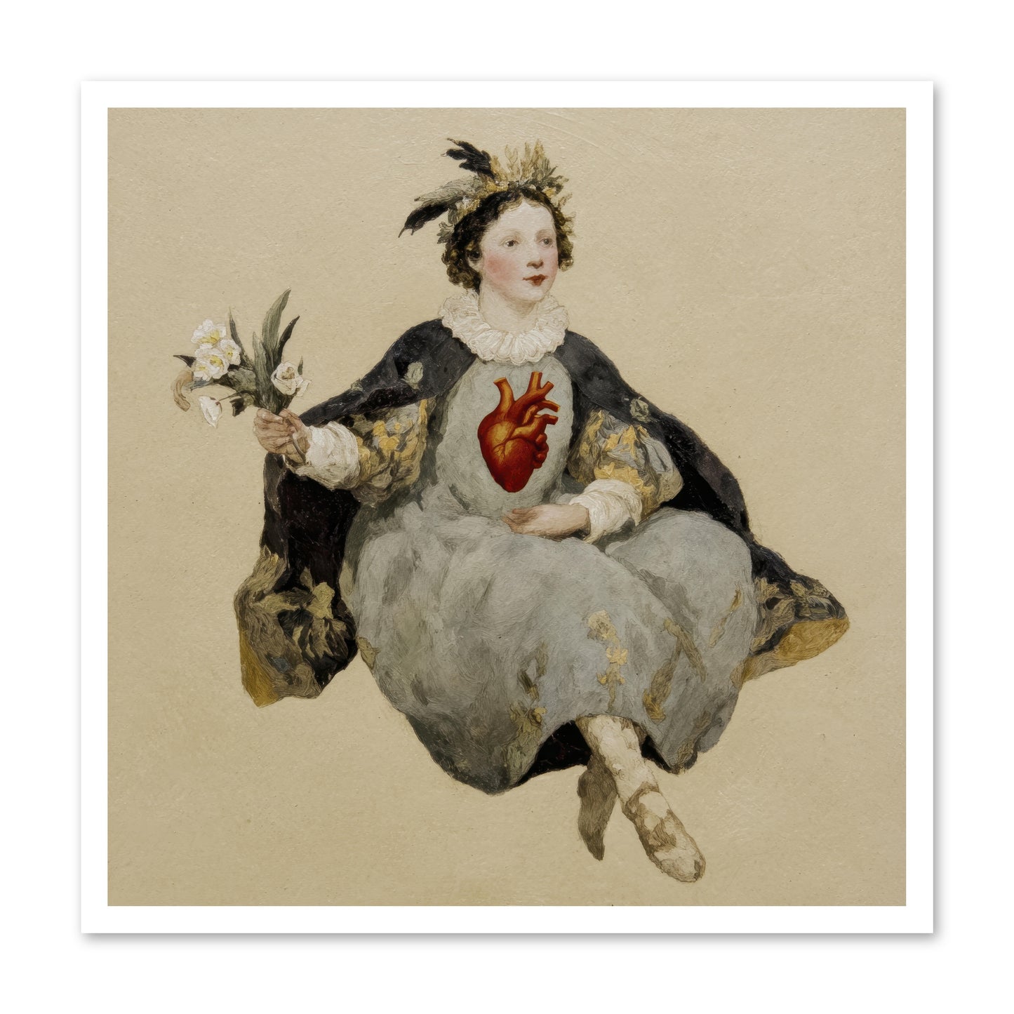 The Secret Address Of Us -- Loose Canvas Print 30x30