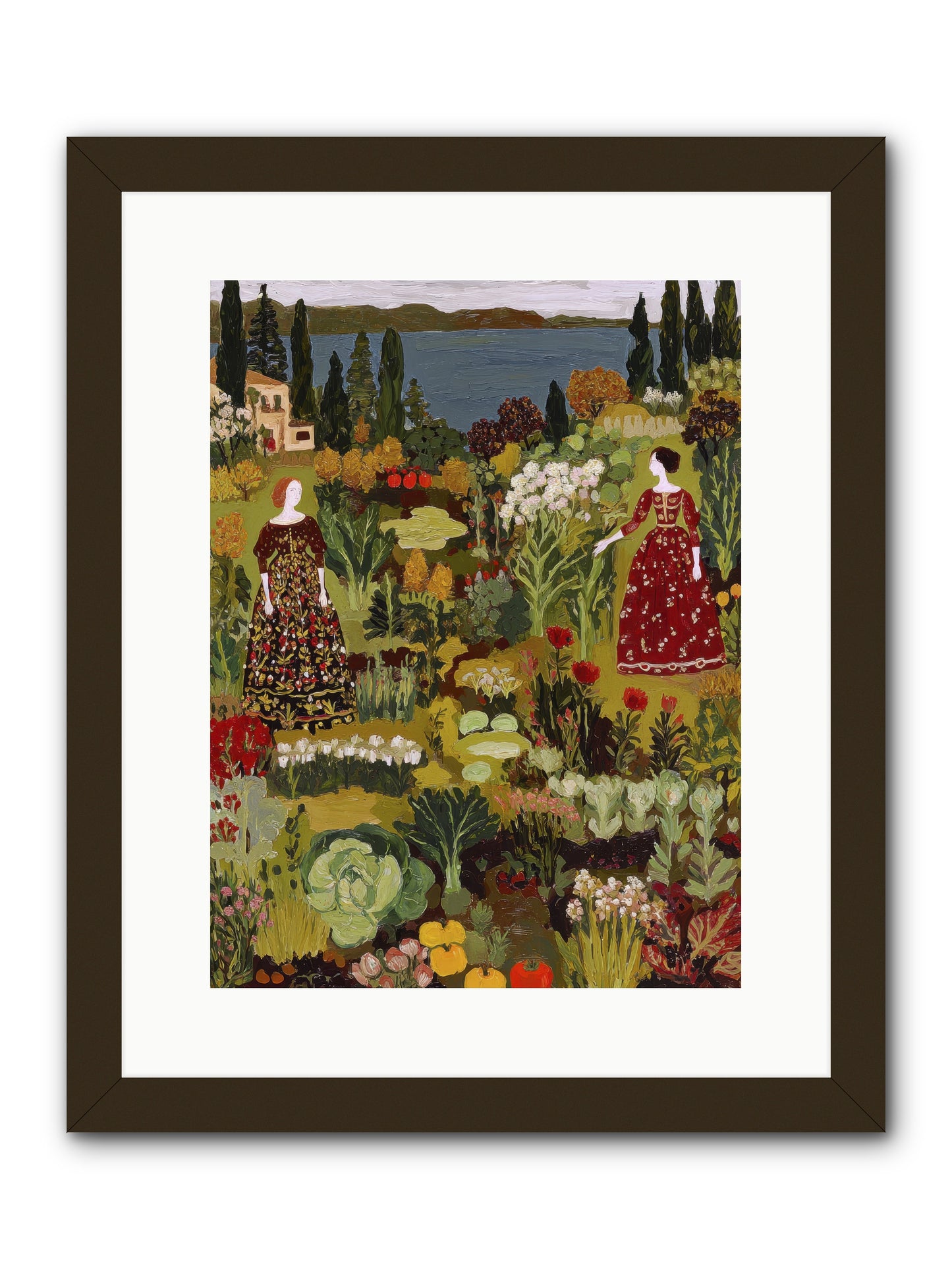 The Secret Garden Preserved-REZ -- Framed Print - Black 12x16