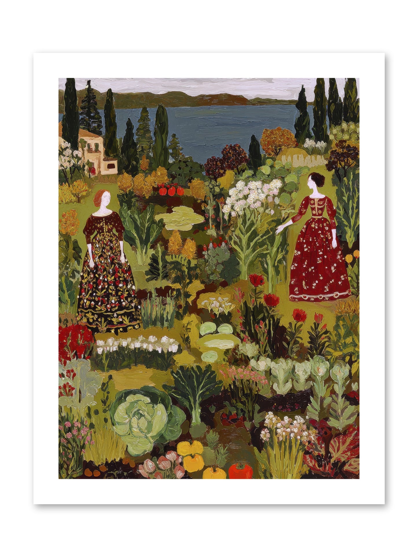 The Secret Garden Preserved-REZ -- Paper Print 12x16