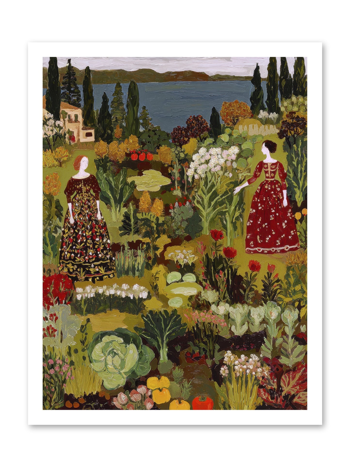 The Secret Garden Preserved-REZ -- Paper Print 18x24