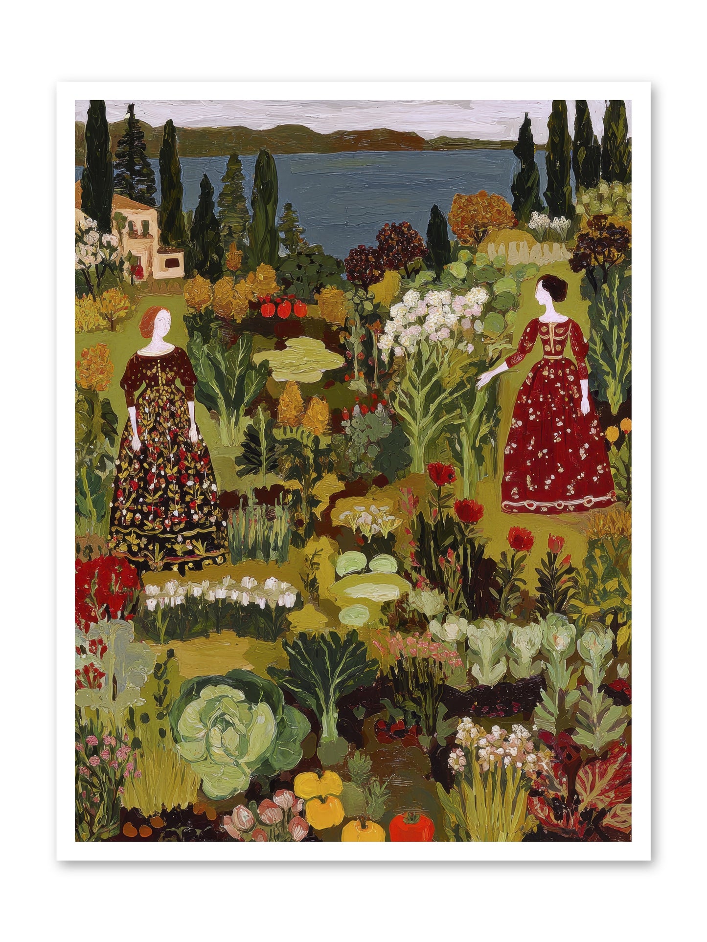 The Secret Garden Preserved-REZ -- Loose Canvas Print 30x40