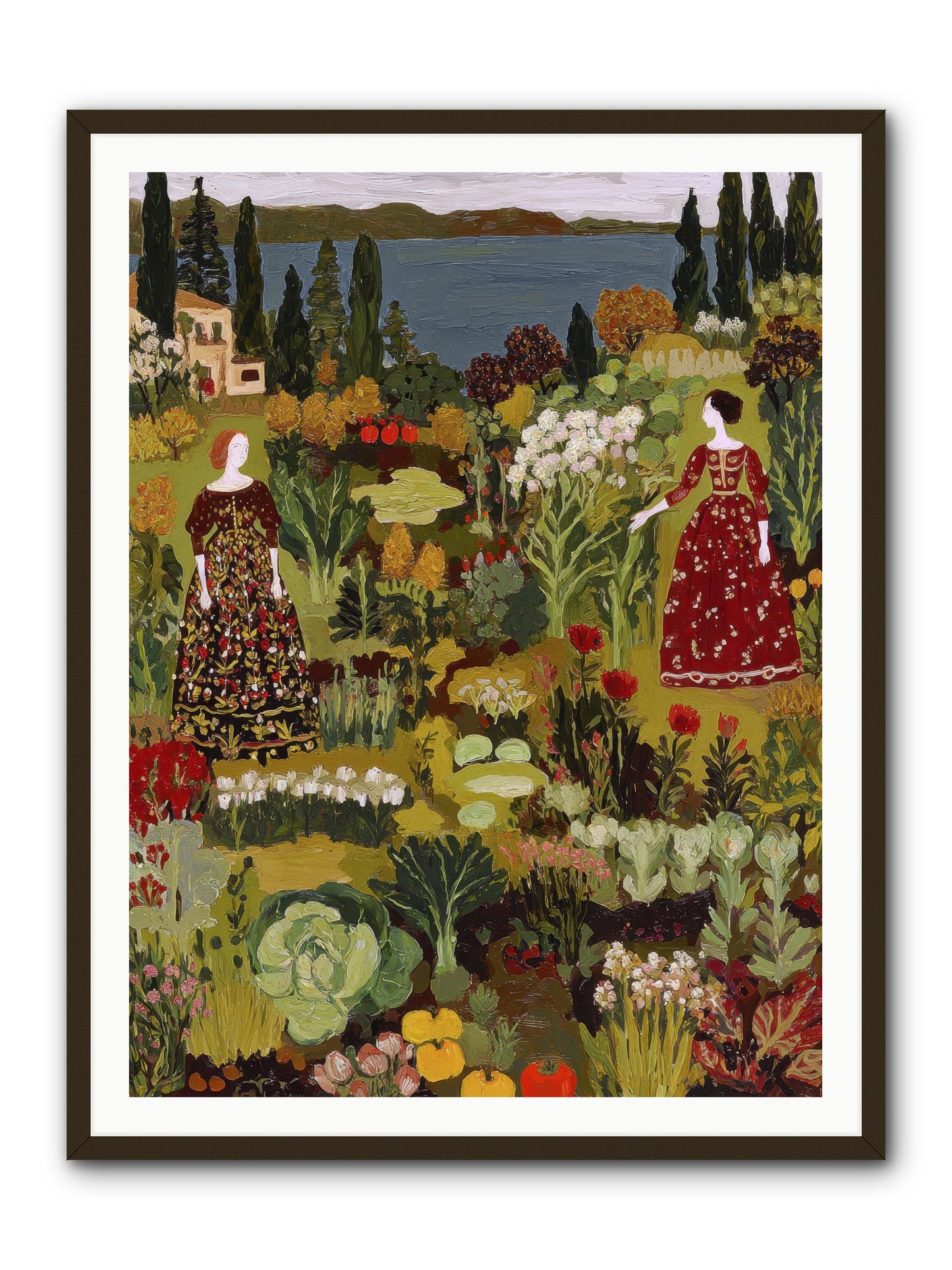 The Secret Garden Preserved-REZ -- Framed Print - Black 36x48