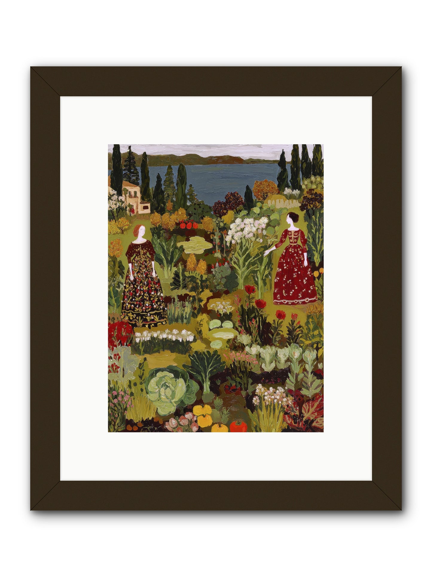 The Secret Garden Preserved-REZ -- Framed Print - Black 9x12