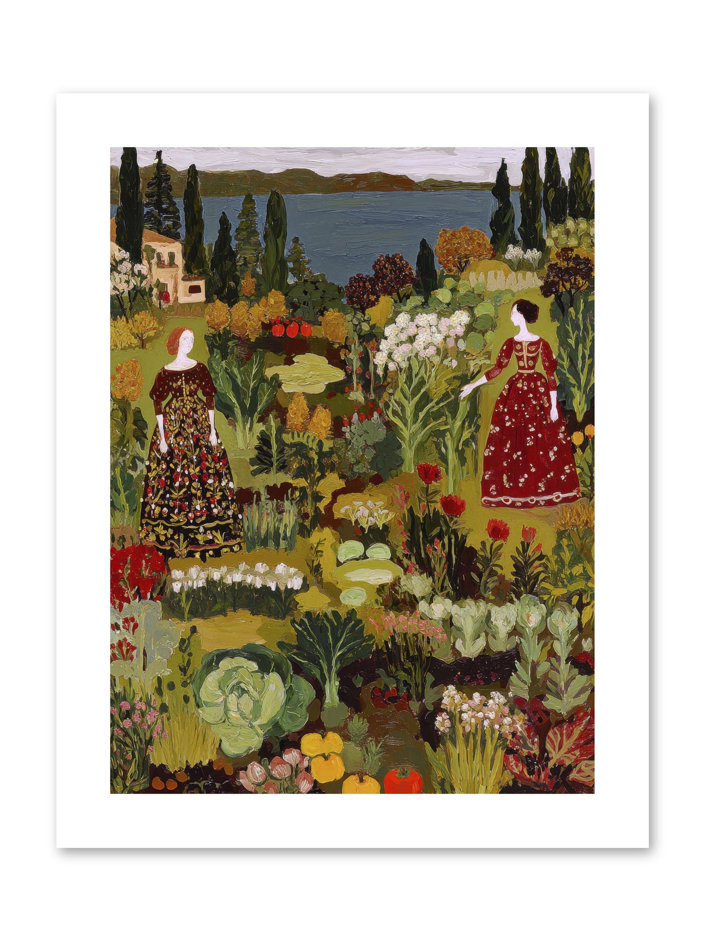 The Secret Garden Preserved-REZ -- Loose Canvas Print 9x12