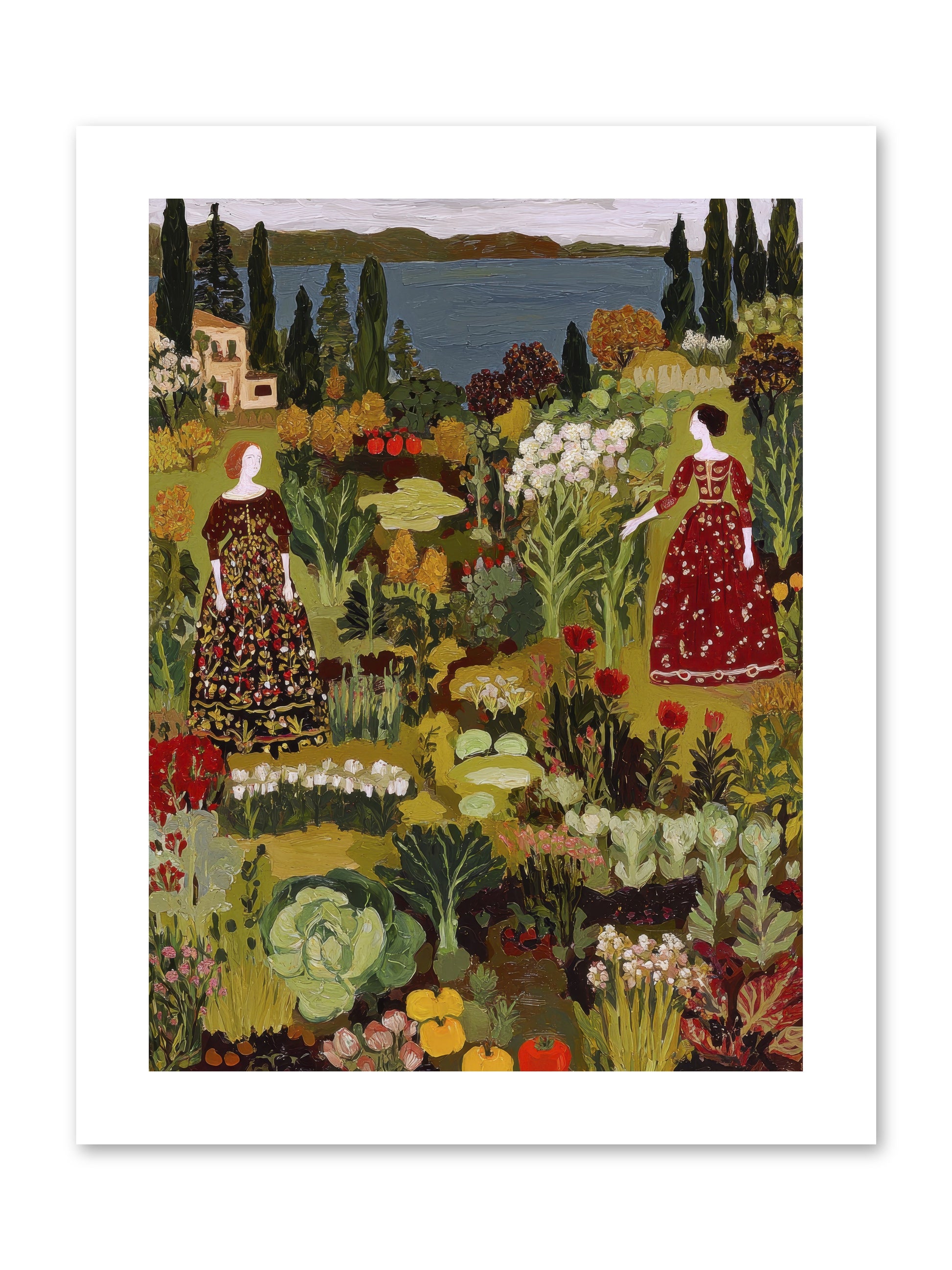 The Secret Garden Preserved-REZ -- Paper Print 9x12
