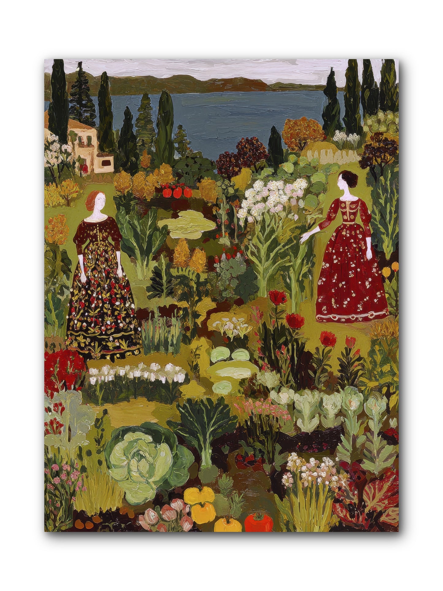 The Secret Garden Preserved-REZ -- Wrapped Canvas 9x12