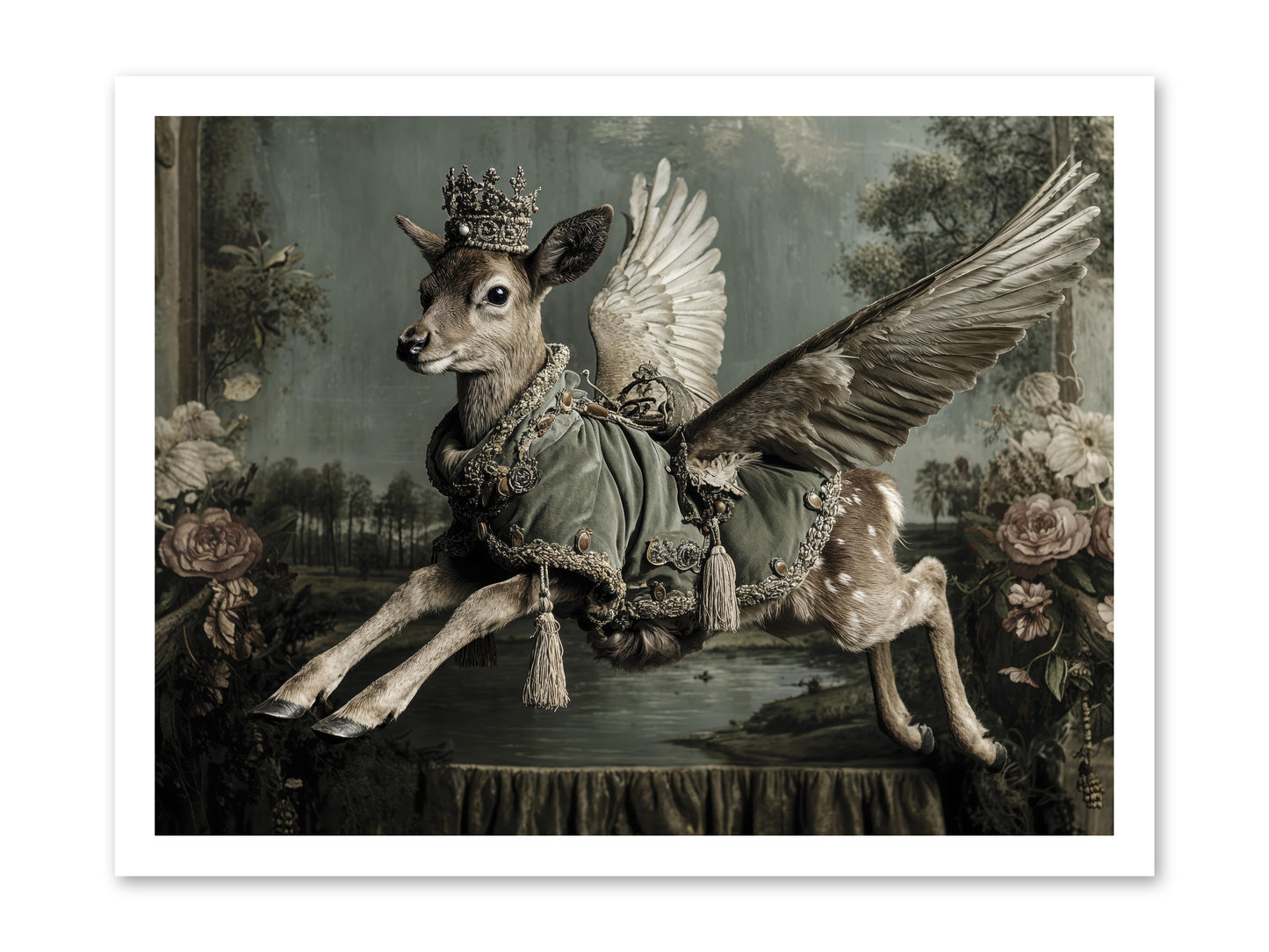 The Secret History of Petals -- Paper Print 24x18