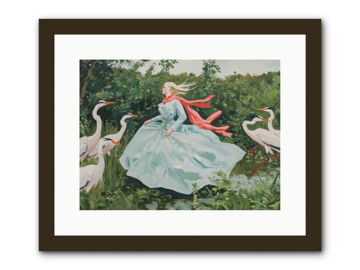 The Secret Orchard-REZ -- Framed Print - Black 16x12