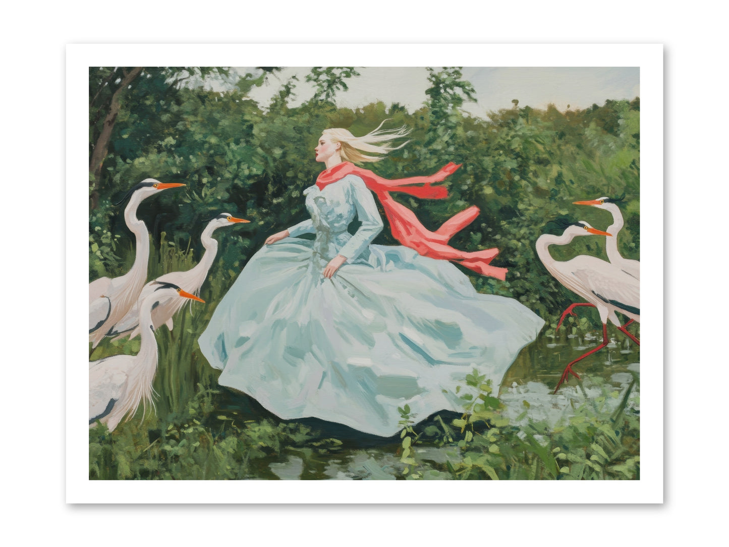 The Secret Orchard-REZ -- Loose Canvas Print 24x18