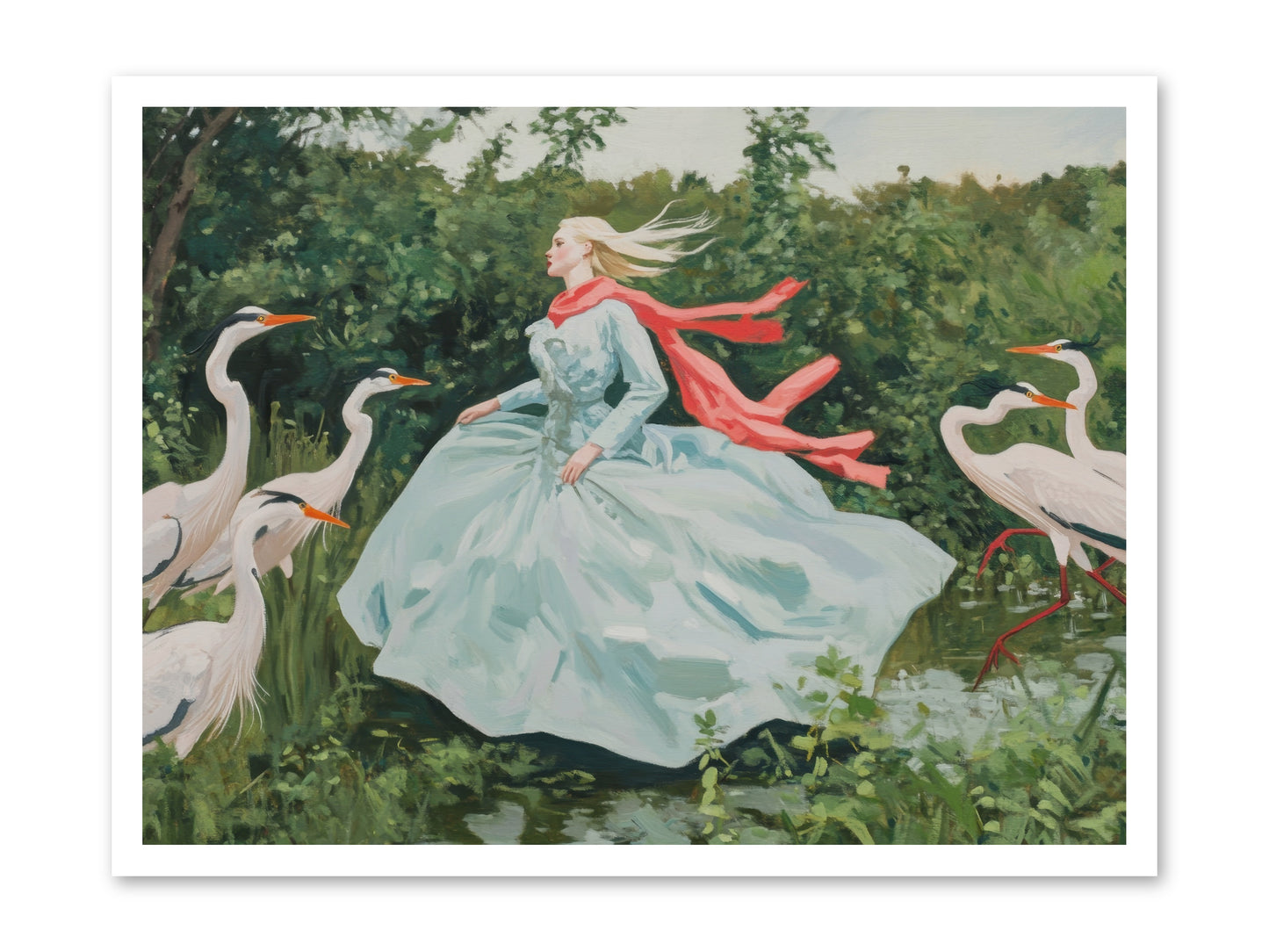 The Secret Orchard-REZ -- Paper Print 32x24