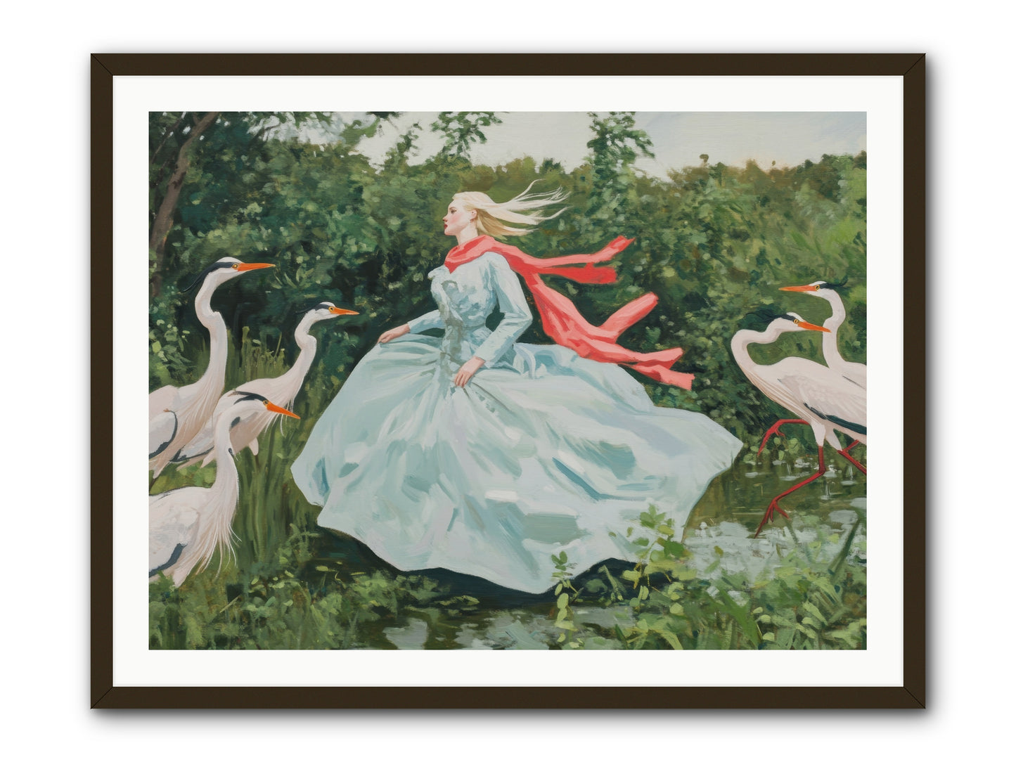 The Secret Orchard-REZ -- Framed Print - Black 40x30