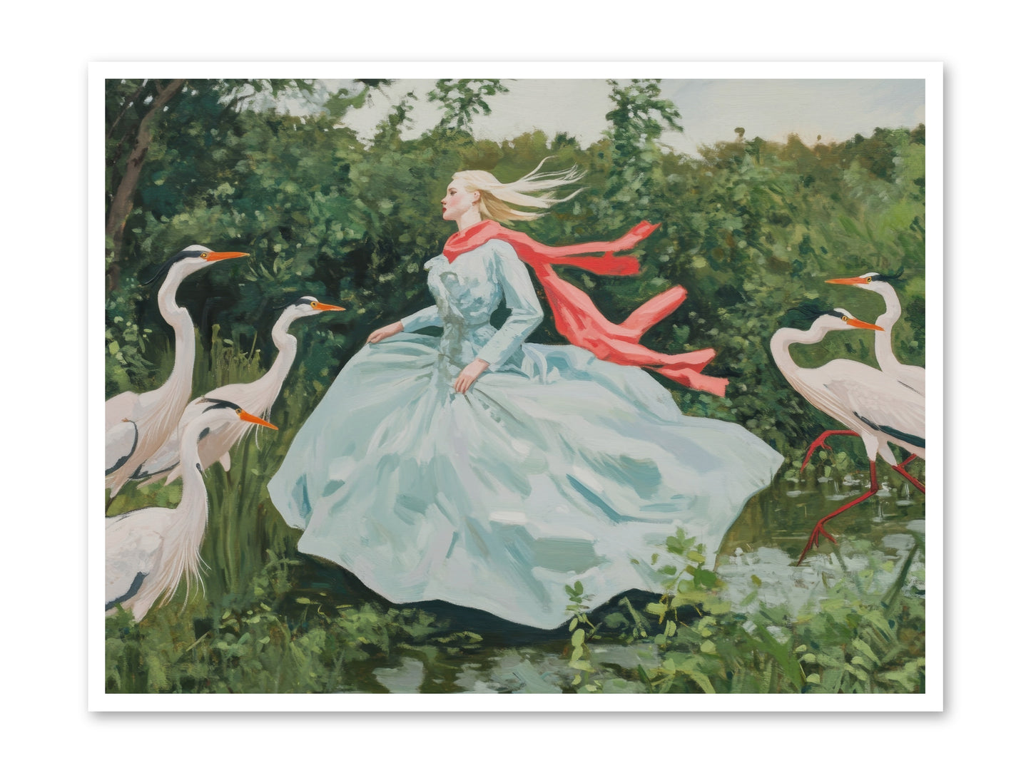 The Secret Orchard-REZ -- Paper Print 48x36