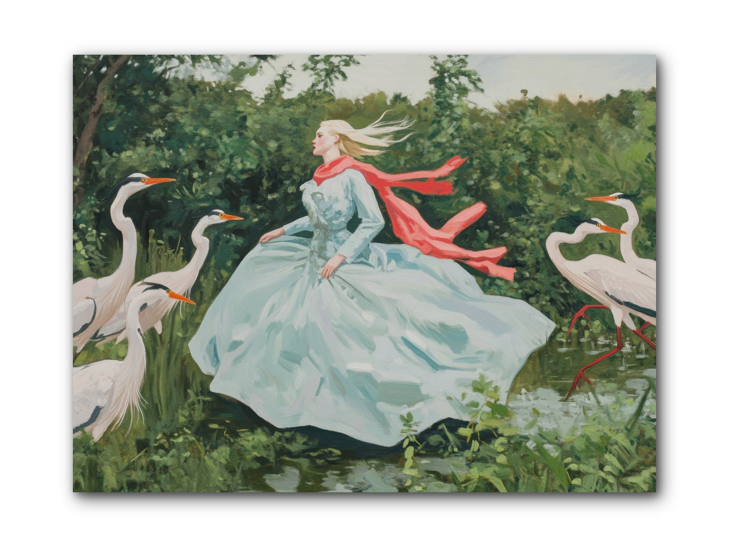 The Secret Orchard-REZ -- Wrapped Canvas 12x9