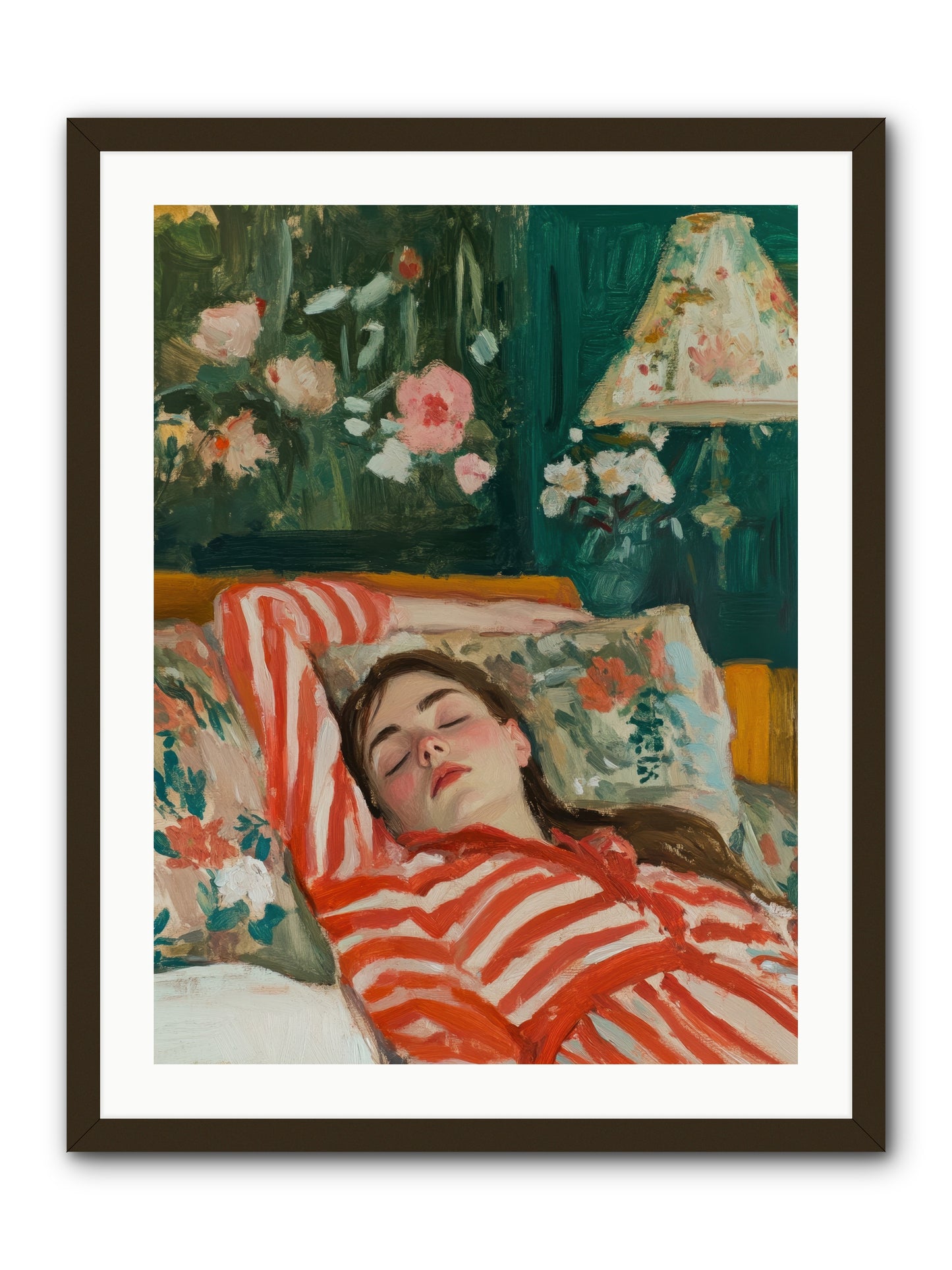 The Secret Repose -- Framed Print - Black 24x32