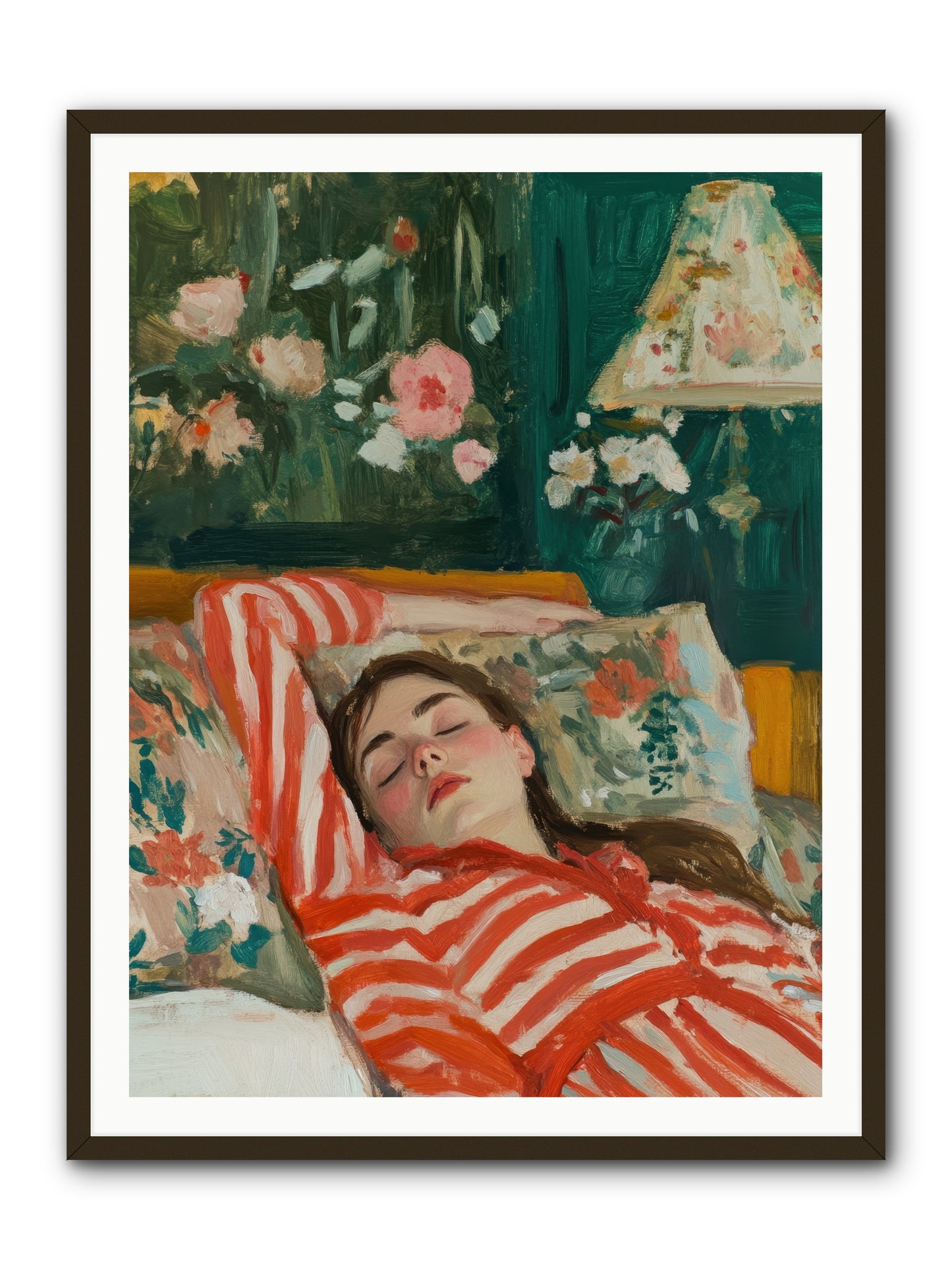 The Secret Repose -- Framed Print - Black 36x48