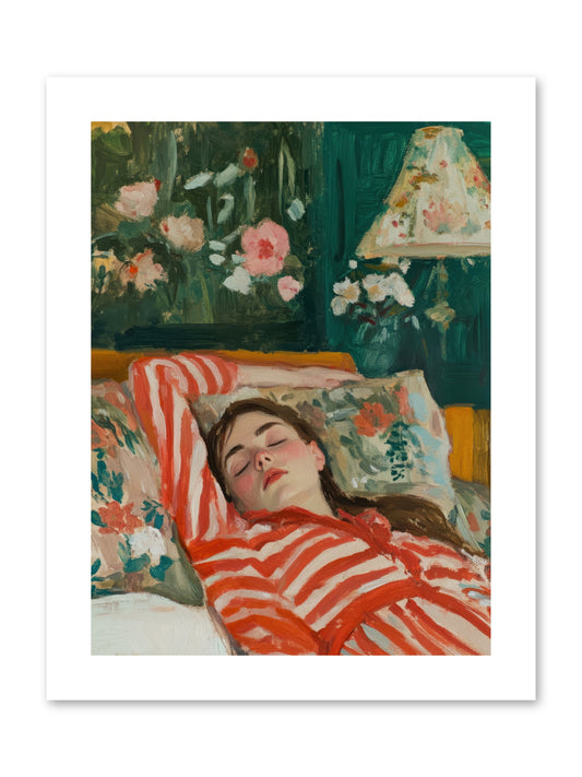 The Secret Repose -- Paper Print 9x12