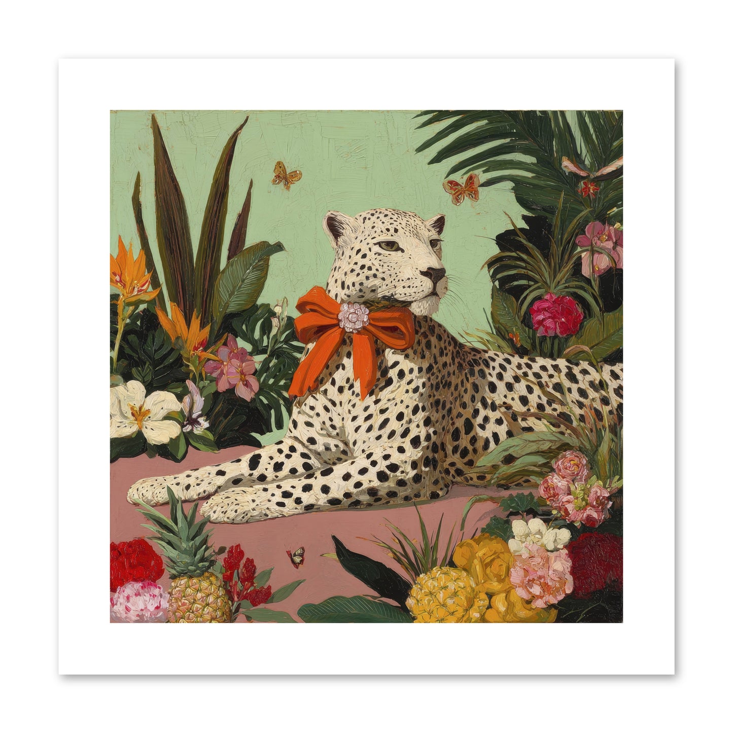 The Secret Terrace -- Paper Print 10x10