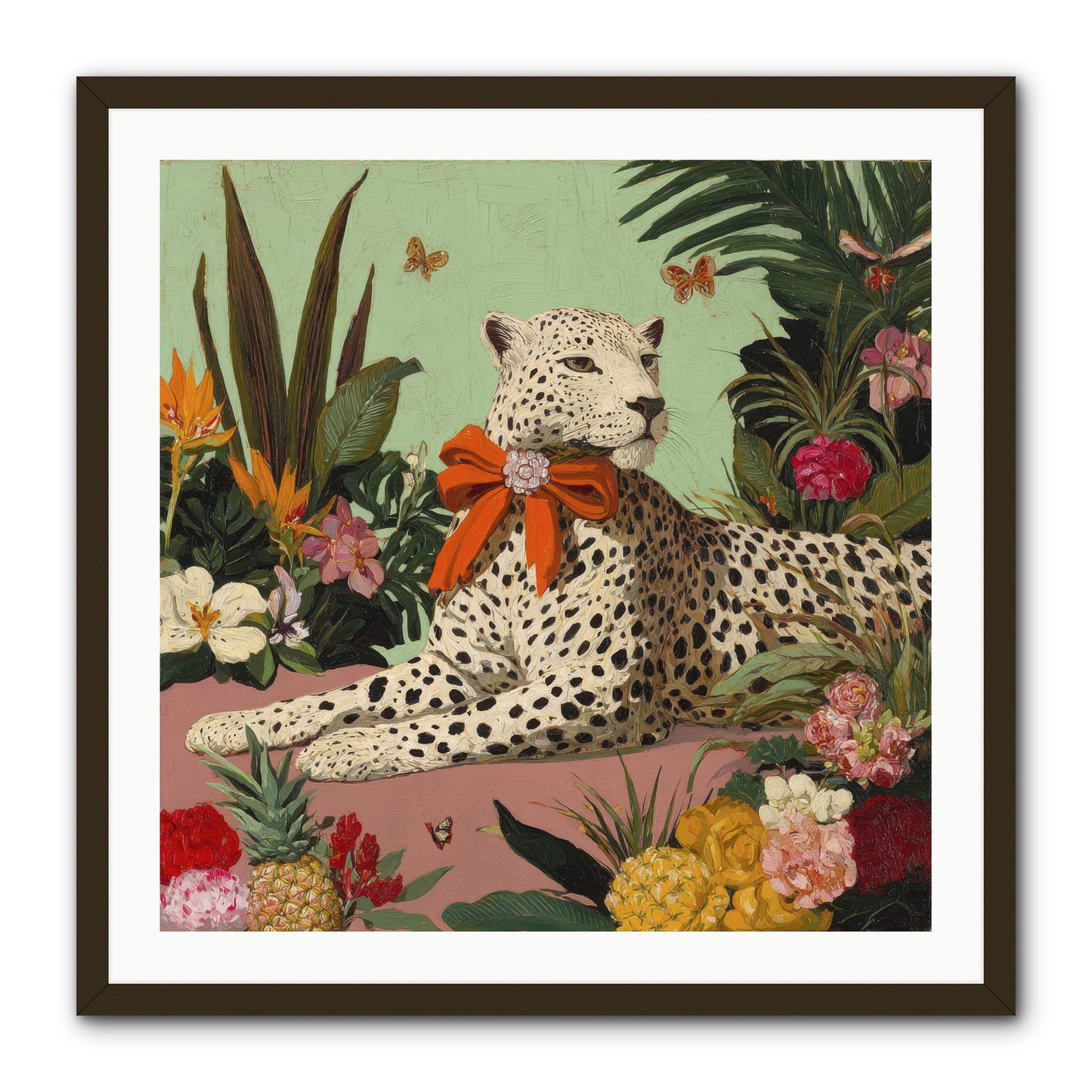 The Secret Terrace -- Framed Print - Black 30x30