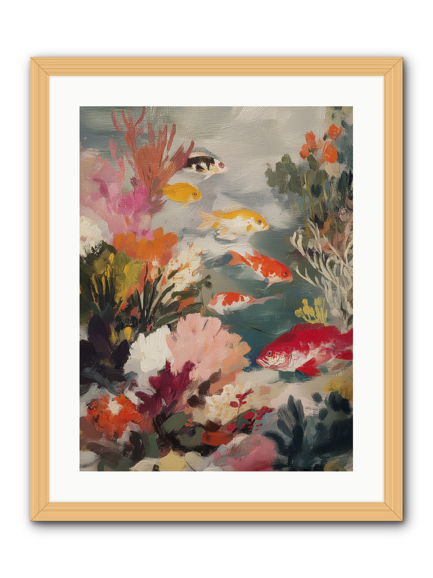 The Shallows -- Framed Print - Natural 18x24