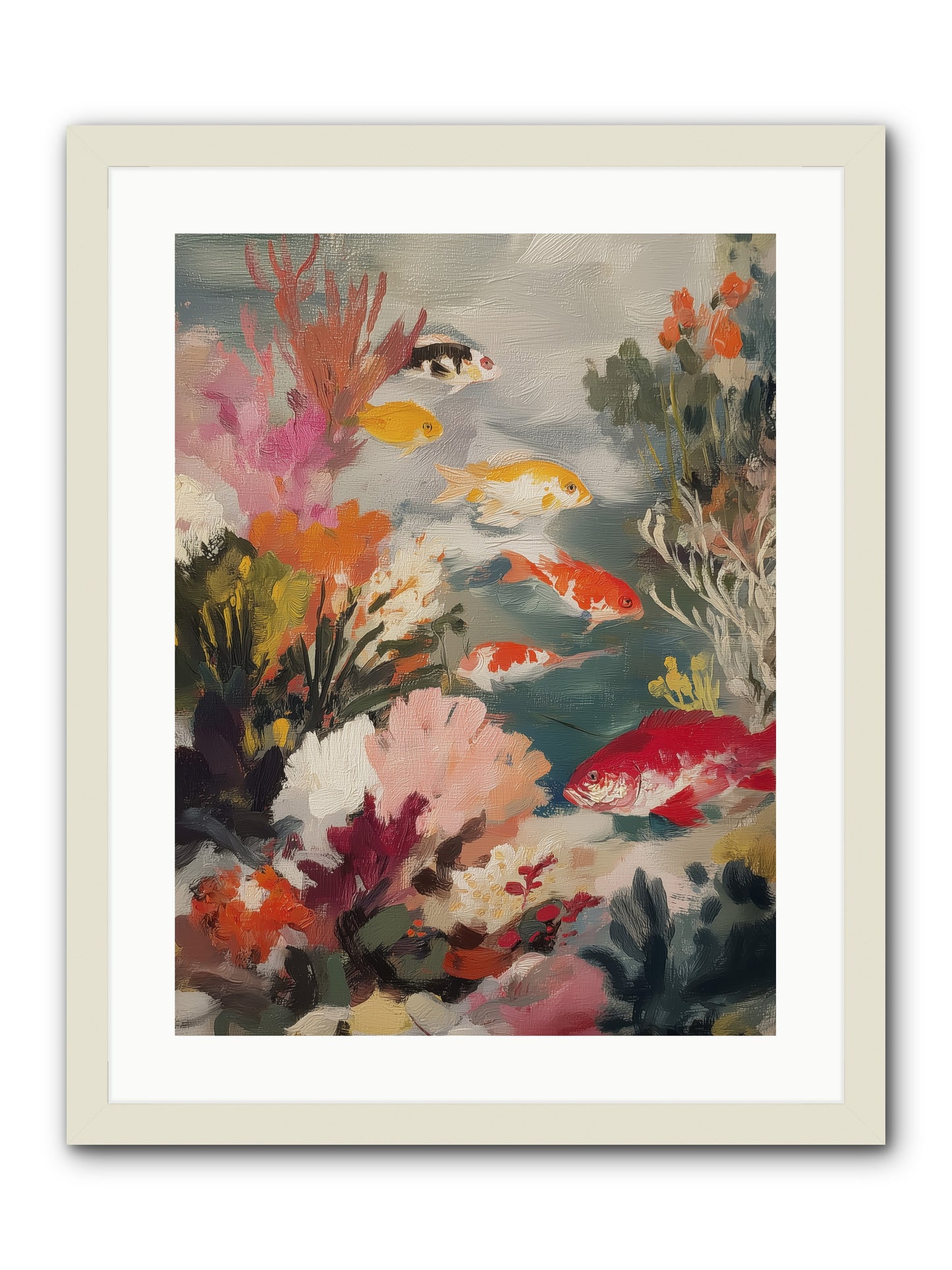 The Shallows -- Framed Print - White 18x24