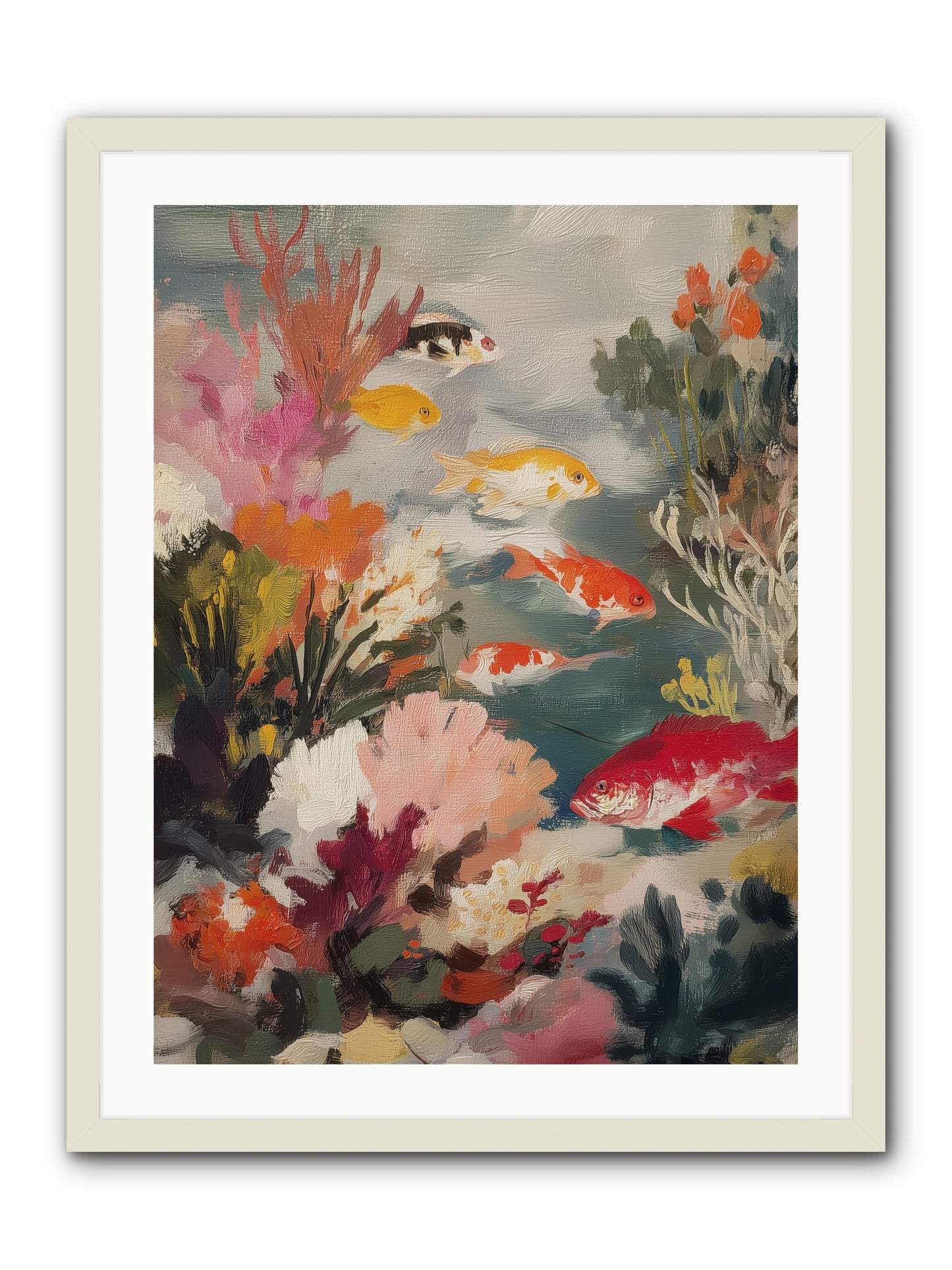 The Shallows -- Framed Print - White 24x32