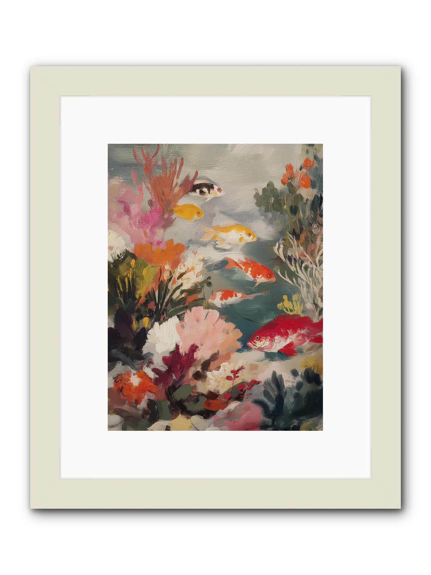 The Shallows -- Framed Print - White 9x12