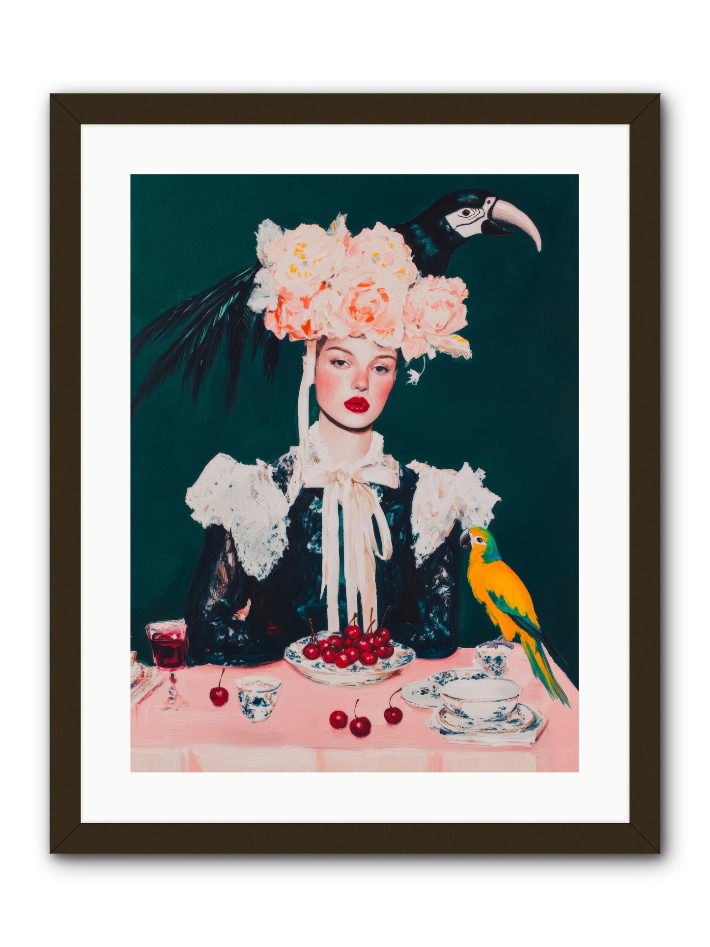 The Sidesaddle Tea ClubRez2 -- Framed Print - Black 18x24