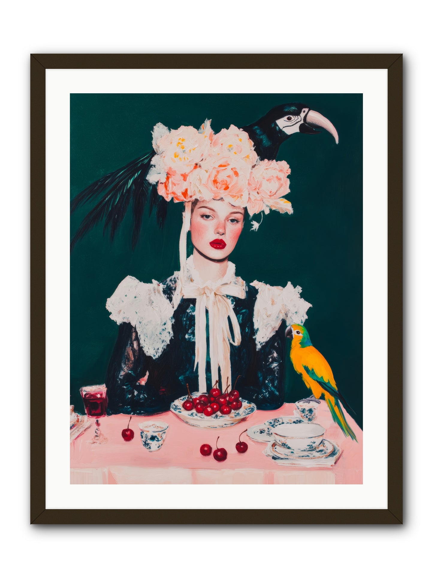 The Sidesaddle Tea ClubRez2 -- Framed Print - Black 24x32