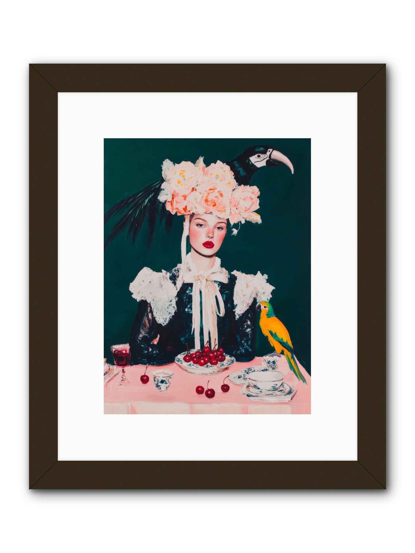 The Sidesaddle Tea ClubRez2 -- Framed Print - Black 9x12