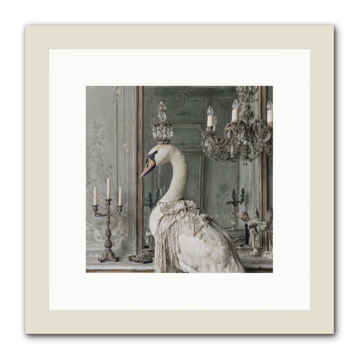 The Silver Country -- Framed Print - White 10x10
