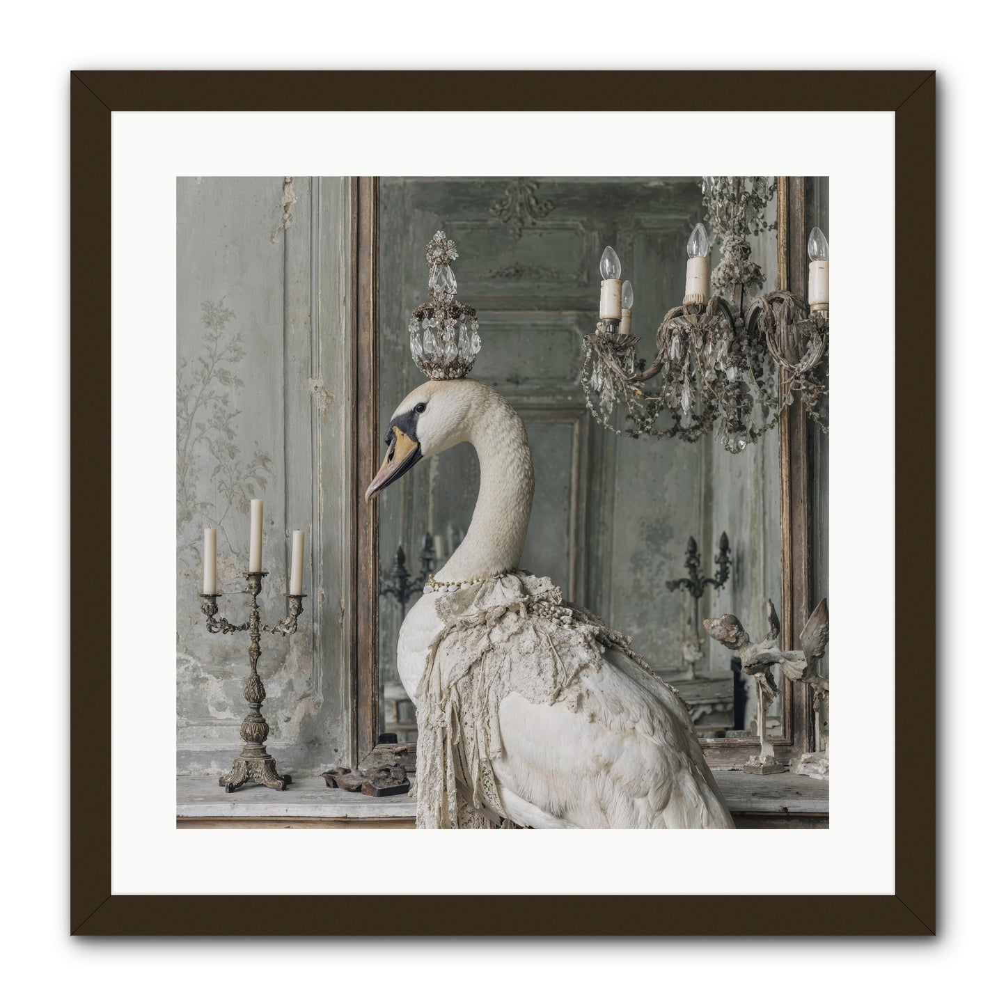 The Silver Country -- Framed Print - Black 20x20