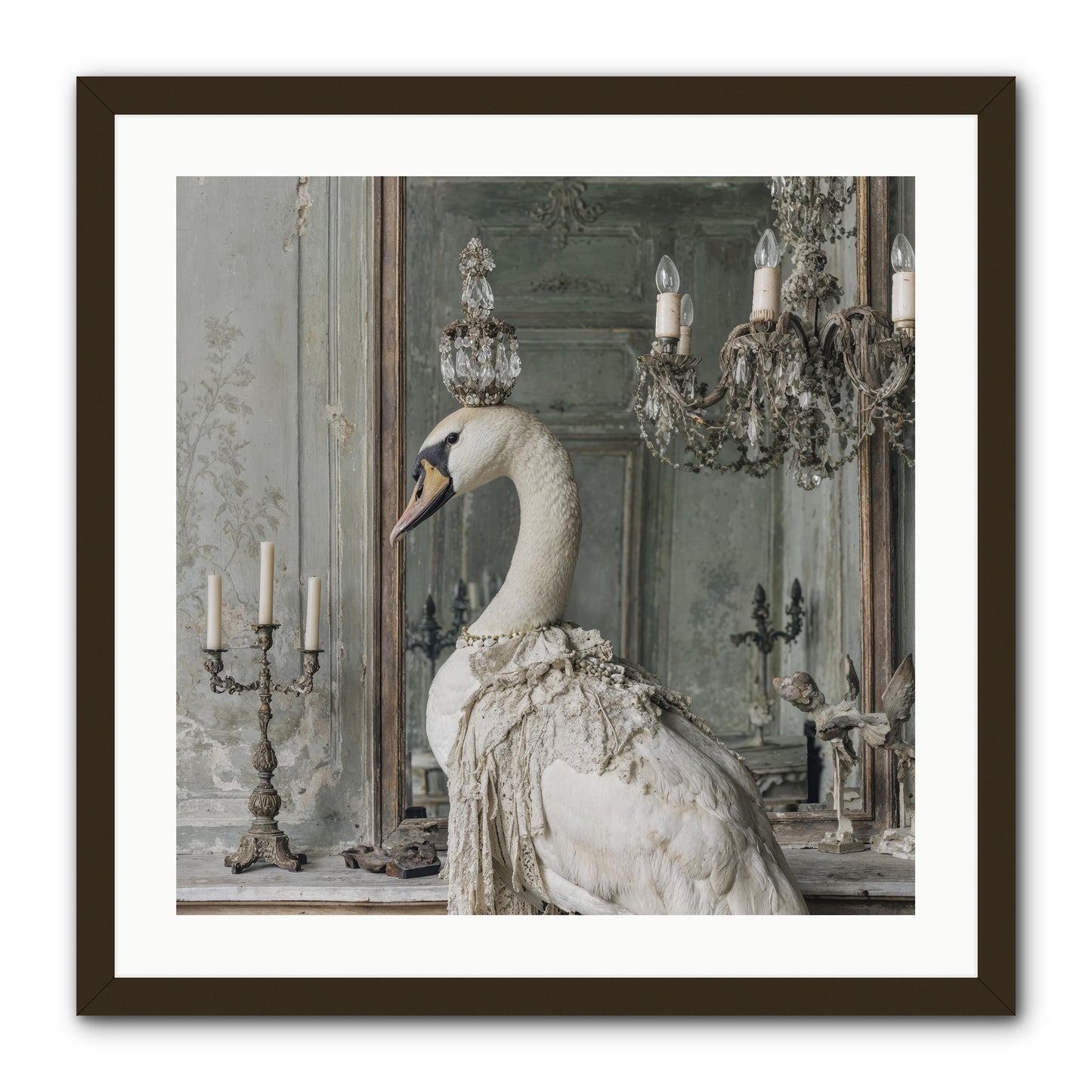 The Silver Country -- Framed Print - Black 24x24